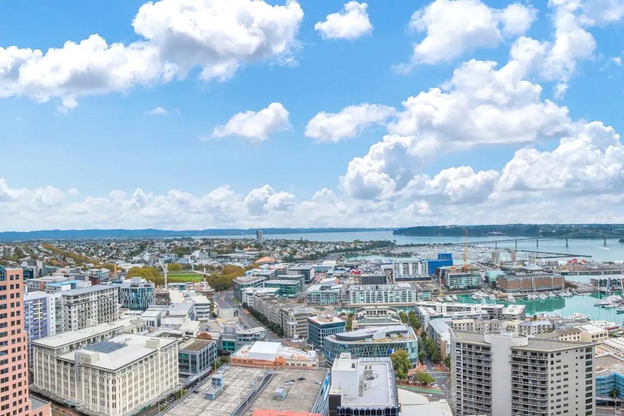 Ferienwohnung Amazing Harbour, Skytower And Rangitoto Views Auckland Exterior foto