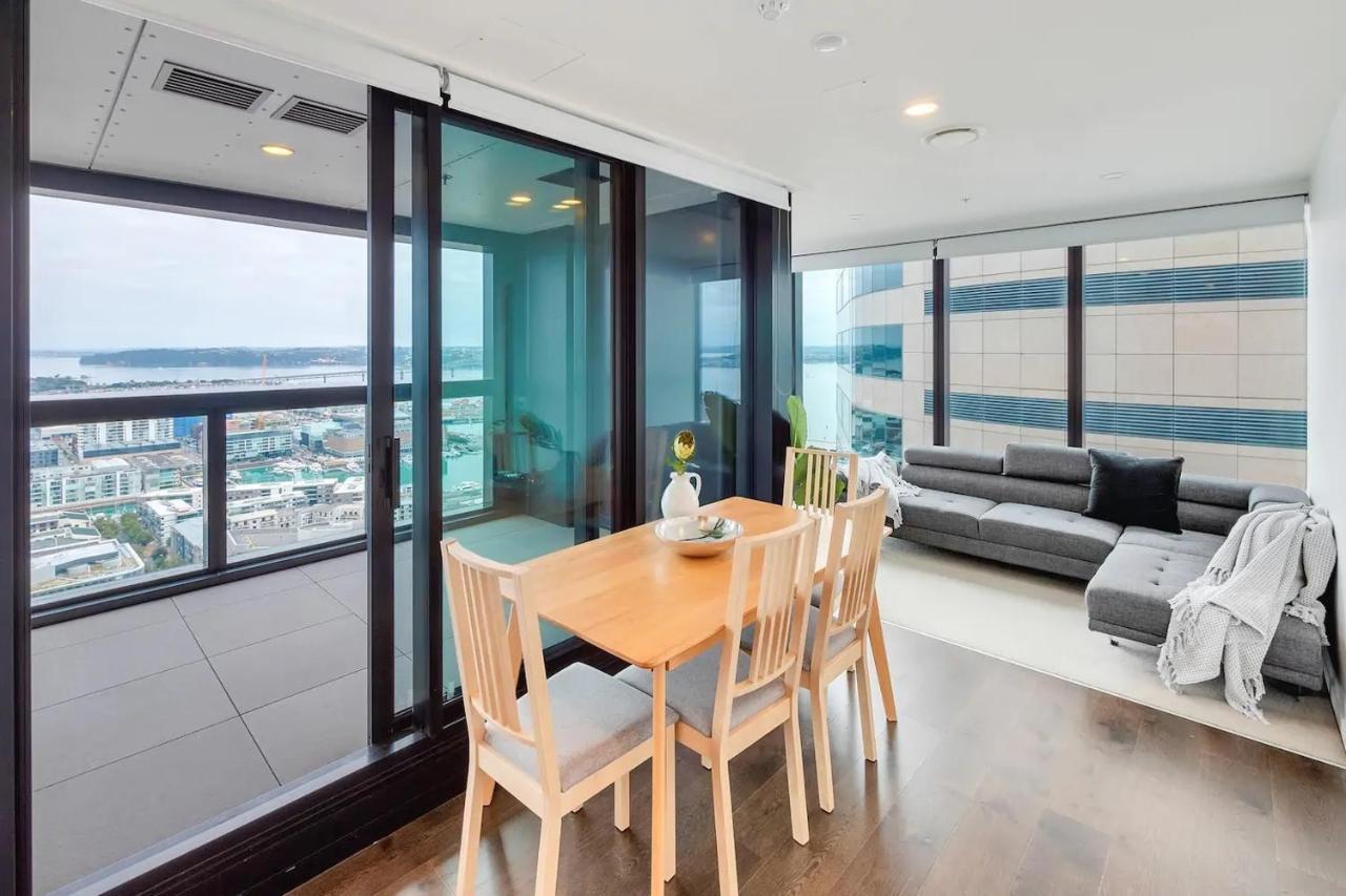 Ferienwohnung Amazing Harbour, Skytower And Rangitoto Views Auckland Exterior foto
