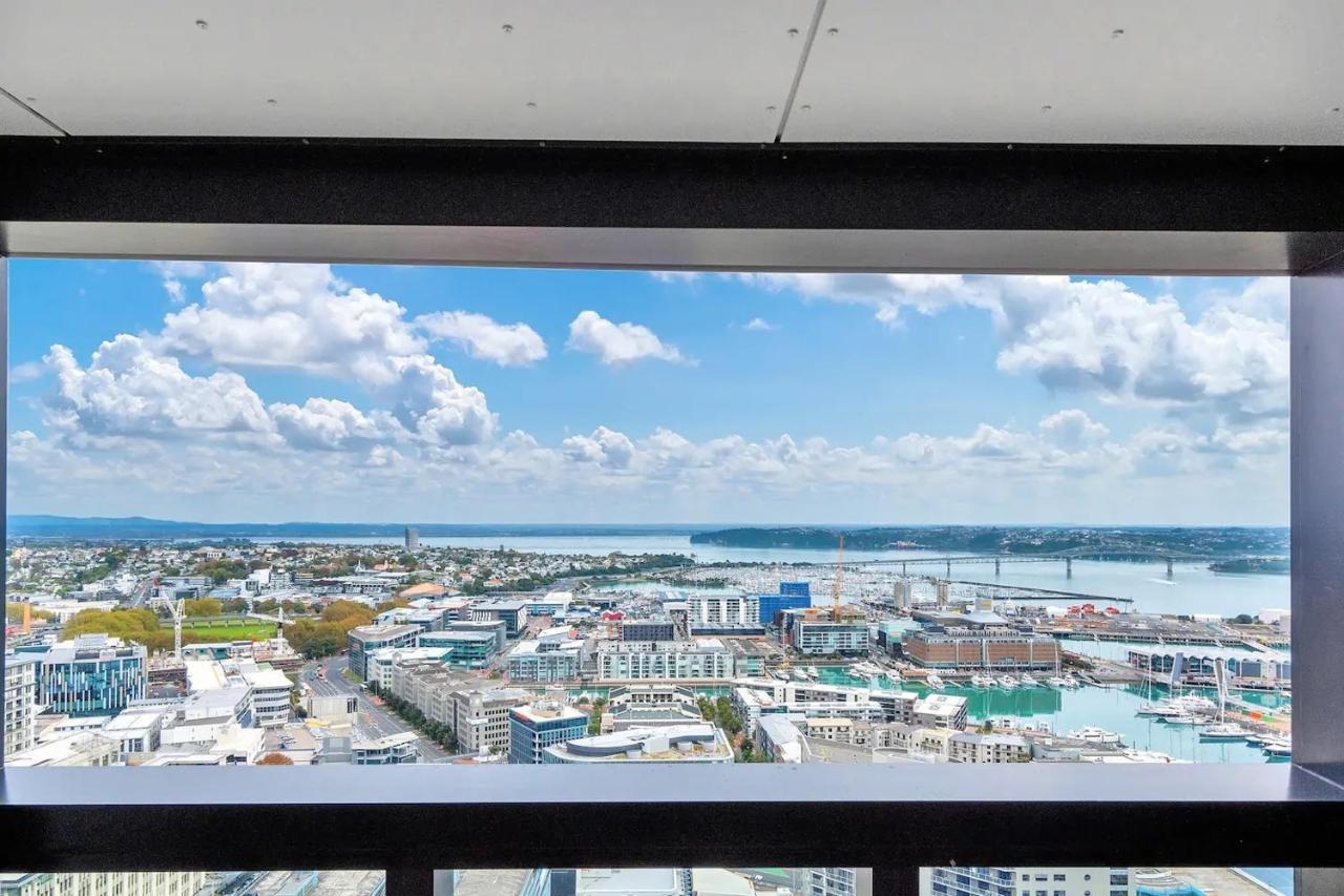 Ferienwohnung Amazing Harbour, Skytower And Rangitoto Views Auckland Exterior foto